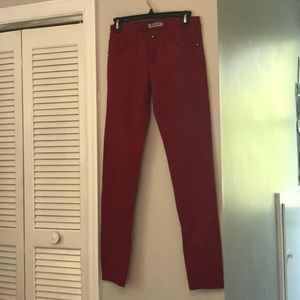 Crimson Skinny Jeans